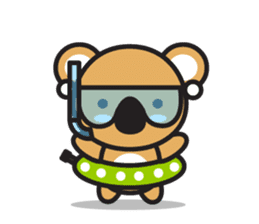 Coral Koala sticker #7109791