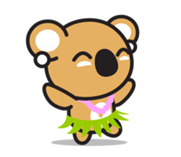 Coral Koala sticker #7109792