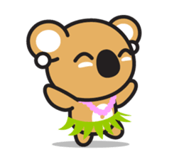 Coral Koala sticker #7109792