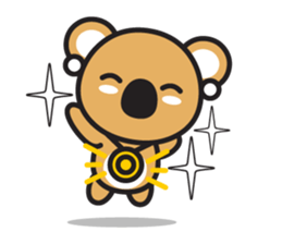 Coral Koala sticker #7109793