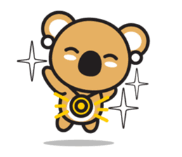 Coral Koala sticker #7109793