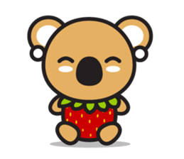 Coral Koala sticker #7109795