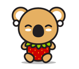 Coral Koala sticker #7109795