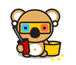 Coral Koala sticker #7109796
