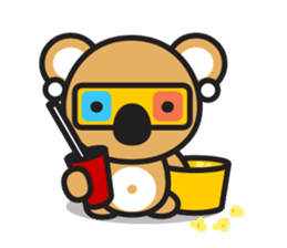 Coral Koala sticker #7109796