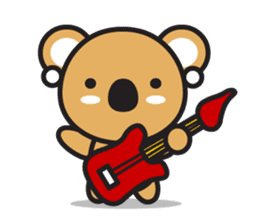 Coral Koala sticker #7109806