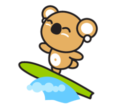 Coral Koala sticker #7109807