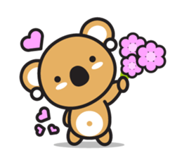 Coral Koala sticker #7109808