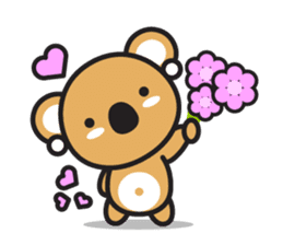 Coral Koala sticker #7109808