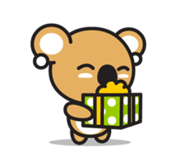 Coral Koala sticker #7109810