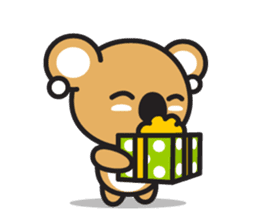 Coral Koala sticker #7109810