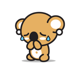 Coral Koala sticker #7109811