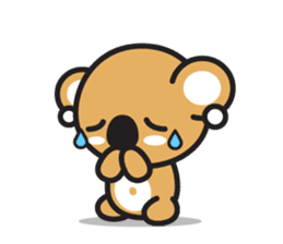 Coral Koala sticker #7109811