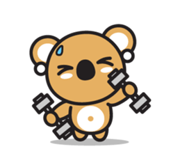 Coral Koala sticker #7109813