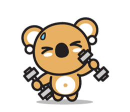 Coral Koala sticker #7109813