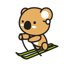 Coral Koala sticker #7109816