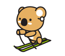 Coral Koala sticker #7109816