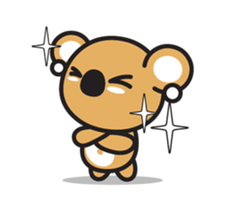Coral Koala sticker #7109817