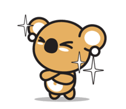 Coral Koala sticker #7109817