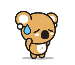 Coral Koala sticker #7109818