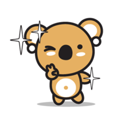 Coral Koala sticker #7109819
