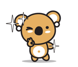 Coral Koala sticker #7109819
