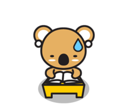 Coral Koala sticker #7109821