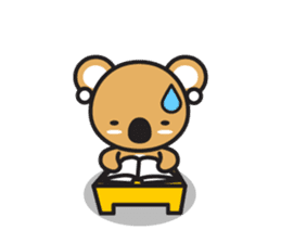 Coral Koala sticker #7109821