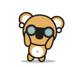 Coral Koala sticker #7109822