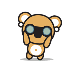 Coral Koala sticker #7109822