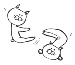 Group talking cat sticker #7109866
