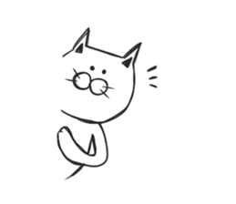 Group talking cat sticker #7109895