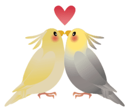 Love Birds 2 sticker #7110237