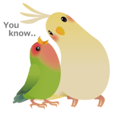 Love Birds 2 sticker #7110246
