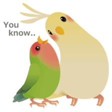 Love Birds 2 sticker #7110246