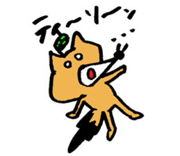 Tamu's Leaf fox sticker #7110701