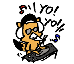 Tamu's Leaf fox sticker #7110710