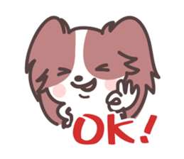 Pretty! Papillon sticker #7111297