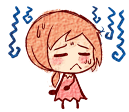 Emoticons girl Sticker sticker #7111893