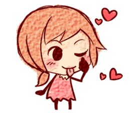 Emoticons girl Sticker sticker #7111906