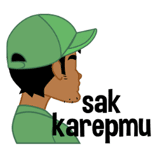 Aku Wong Jowo sticker #7112006