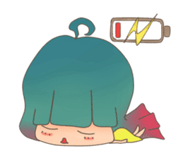 Little Lunla sticker #7112799
