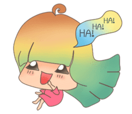 Little Lunla sticker #7112802