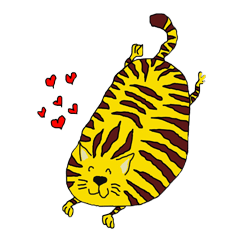 Cat around the clock.