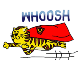 Cat around the clock. sticker #7112938