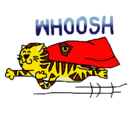 Cat around the clock. sticker #7112938