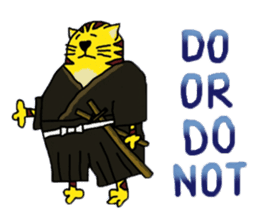 Cat around the clock. sticker #7112940