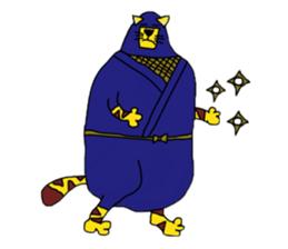 Cat around the clock. sticker #7112941