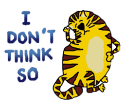 Cat around the clock. sticker #7112944