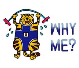 Cat around the clock. sticker #7112964